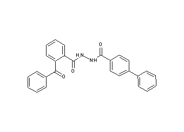 N'-(2-benzoylbenzoyl)-4-biphenylcarbohydrazide - Click Image to Close
