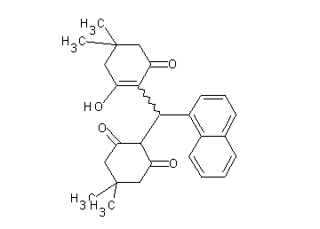 2-[(2-hydroxy-4,4-dimethyl-6-oxo-1-cyclohexen-1-yl)(1-naphthyl)methyl]-5,5-dimethyl-1,3-cyclohexanedione - Click Image to Close