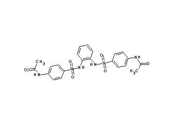 N,N'-[1,2-phenylenebis(iminosulfonyl-4,1-phenylene)]diacetamide