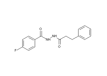 4-fluoro-N'-(3-phenylpropanoyl)benzohydrazide - Click Image to Close