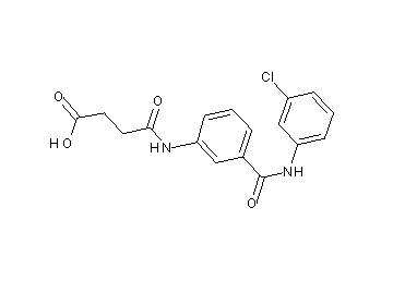 4-[(3-{[(3-chlorophenyl)amino]carbonyl}phenyl)amino]-4-oxobutanoic acid - Click Image to Close