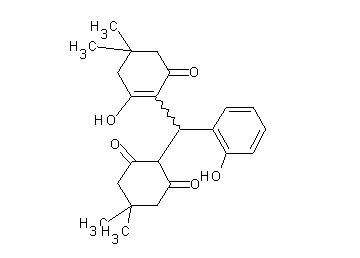 2-[(2-hydroxy-4,4-dimethyl-6-oxo-1-cyclohexen-1-yl)(2-hydroxyphenyl)methyl]-5,5-dimethyl-1,3-cyclohexanedione - Click Image to Close