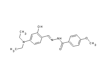 N'-[4-(diethylamino)-2-hydroxybenzylidene]-4-methoxybenzohydrazide - Click Image to Close