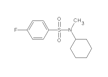 N-cyclohexyl-4-fluoro-N-methylbenzenesulfonamide - Click Image to Close