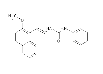 2-methoxy-1-naphthaldehyde N-phenylsemicarbazone - Click Image to Close