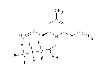 1-(2,6-diallyl-4-methyl-3,6-dihydro-1(2H)-pyridinyl)-3,3,4,4,5,5,5-heptafluoro-2-pentanol - Click Image to Close