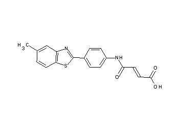 4-{[4-(5-methyl-1,3-benzothiazol-2-yl)phenyl]amino}-4-oxo-2-butenoic acid - Click Image to Close