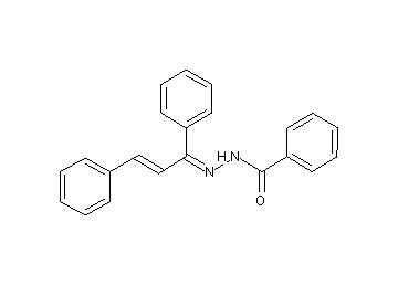 N'-(1,3-diphenyl-2-propen-1-ylidene)benzohydrazide - Click Image to Close