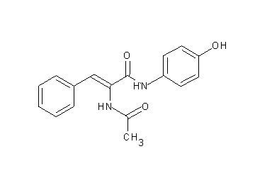 2-(acetylamino)-N-(4-hydroxyphenyl)-3-phenylacrylamide - Click Image to Close