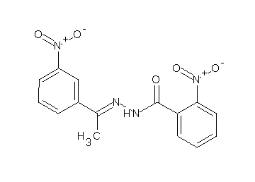 2-nitro-N'-[1-(3-nitrophenyl)ethylidene]benzohydrazide - Click Image to Close