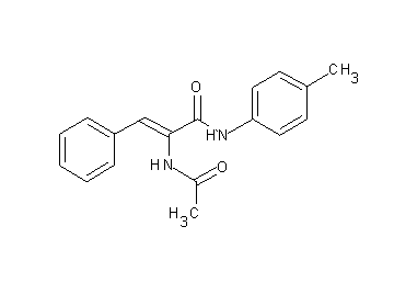 2-(acetylamino)-N-(4-methylphenyl)-3-phenylacrylamide