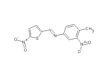 (4-methyl-3-nitrophenyl)[(5-nitro-2-thienyl)methylene]amine - Click Image to Close