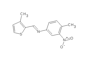 (4-methyl-3-nitrophenyl)[(3-methyl-2-thienyl)methylene]amine - Click Image to Close