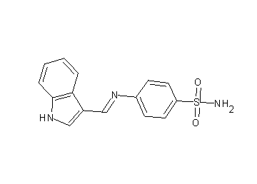 4-[(1H-indol-3-ylmethylene)amino]benzenesulfonamide - Click Image to Close