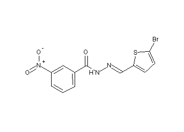 N'-[(5-bromo-2-thienyl)methylene]-3-nitrobenzohydrazide - Click Image to Close