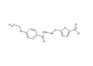 4-ethoxy-N'-[(5-nitro-2-thienyl)methylene]benzohydrazide - Click Image to Close