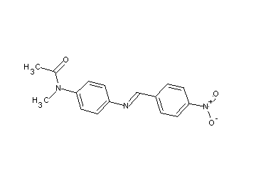 N-methyl-N-{4-[(4-nitrobenzylidene)amino]phenyl}acetamide - Click Image to Close