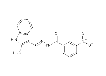N'-[(2-methyl-1H-indol-3-yl)methylene]-3-nitrobenzohydrazide - Click Image to Close