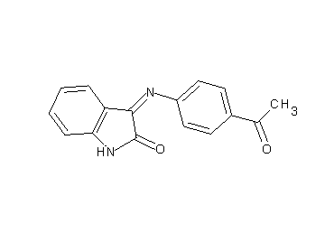 3-[(4-acetylphenyl)imino]-1,3-dihydro-2H-indol-2-one - Click Image to Close