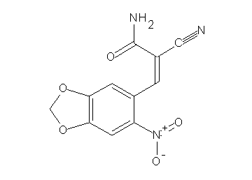 2-cyano-3-(6-nitro-1,3-benzodioxol-5-yl)acrylamide - Click Image to Close