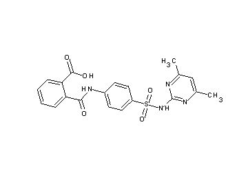 2-{[(4-{[(4,6-dimethyl-2-pyrimidinyl)amino]sulfonyl}phenyl)amino]carbonyl}benzoic acid - Click Image to Close