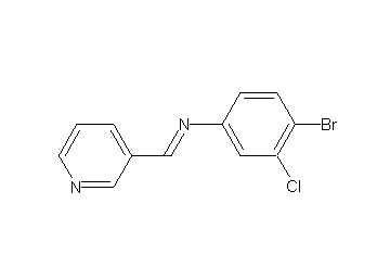(4-bromo-3-chlorophenyl)(3-pyridinylmethylene)amine - Click Image to Close
