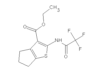 ethyl 2-[(trifluoroacetyl)amino]-5,6-dihydro-4H-cyclopenta[b]thiophene-3-carboxylate - Click Image to Close