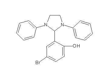 4-bromo-2-(1,3-diphenyl-2-imidazolidinyl)phenol - Click Image to Close