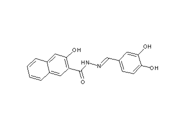 N'-(3,4-dihydroxybenzylidene)-3-hydroxy-2-naphthohydrazide - Click Image to Close