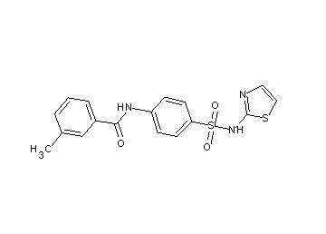 3-methyl-N-{4-[(1,3-thiazol-2-ylamino)sulfonyl]phenyl}benzamide - Click Image to Close