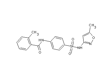 2-methyl-N-(4-{[(5-methyl-3-isoxazolyl)amino]sulfonyl}phenyl)benzamide - Click Image to Close