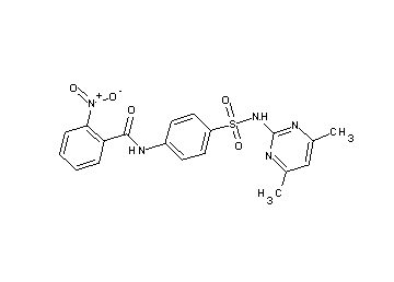 N-(4-{[(4,6-dimethyl-2-pyrimidinyl)amino]sulfonyl}phenyl)-2-nitrobenzamide - Click Image to Close