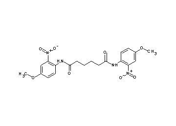 N,N'-bis(4-methoxy-2-nitrophenyl)hexanediamide