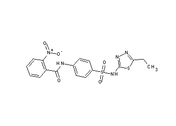 N-(4-{[(5-ethyl-1,3,4-thiadiazol-2-yl)amino]sulfonyl}phenyl)-2-nitrobenzamide - Click Image to Close