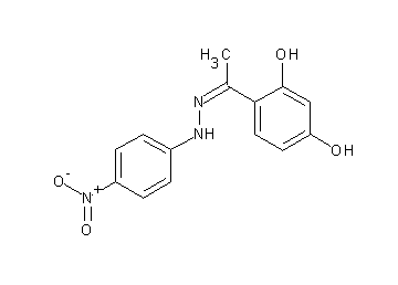 4-[N-(4-nitrophenyl)ethanehydrazonoyl]-1,3-benzenediol - Click Image to Close