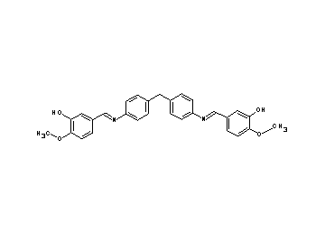 3,3'-[methylenebis(4,1-phenylenenitrilomethylylidene)]bis(6-methoxyphenol) - Click Image to Close