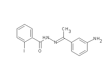 N'-[1-(3-aminophenyl)ethylidene]-2-iodobenzohydrazide - Click Image to Close