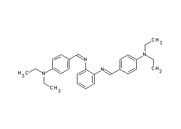 N,N'-bis[4-(diethylamino)benzylidene]-1,2-benzenediamine - Click Image to Close
