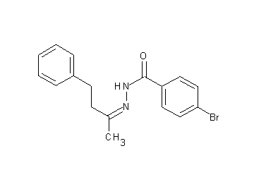 4-bromo-N'-(1-methyl-3-phenylpropylidene)benzohydrazide - Click Image to Close