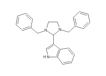 3-(1,3-dibenzyl-2-imidazolidinyl)-1H-indole - Click Image to Close