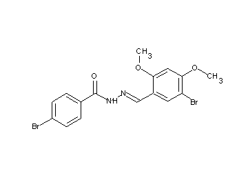 4-bromo-N'-(5-bromo-2,4-dimethoxybenzylidene)benzohydrazide - Click Image to Close