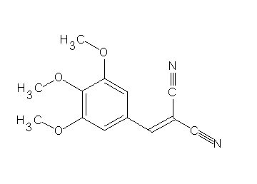 (3,4,5-trimethoxybenzylidene)malononitrile - Click Image to Close