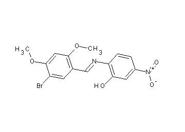 2-[(5-bromo-2,4-dimethoxybenzylidene)amino]-5-nitrophenol - Click Image to Close