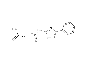 4-oxo-4-[(4-phenyl-1,3-thiazol-2-yl)amino]butanoic acid - Click Image to Close