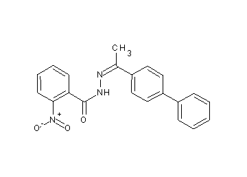 N'-[1-(4-biphenylyl)ethylidene]-2-nitrobenzohydrazide - Click Image to Close