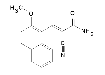 2-cyano-3-(2-methoxy-1-naphthyl)acrylamide - Click Image to Close