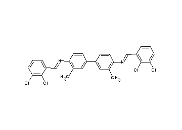 N,N'-bis(2,3-dichlorobenzylidene)-3,3'-dimethyl-4,4'-biphenyldiamine - Click Image to Close