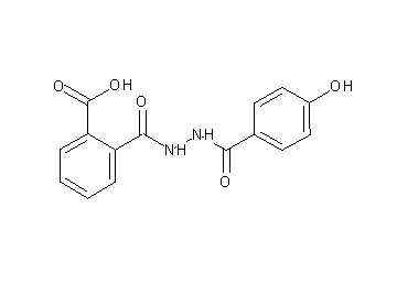2-{[2-(4-hydroxybenzoyl)hydrazino]carbonyl}benzoic acid - Click Image to Close