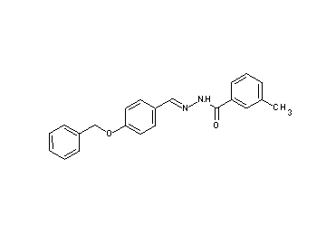 N'-[4-(benzyloxy)benzylidene]-3-methylbenzohydrazide - Click Image to Close