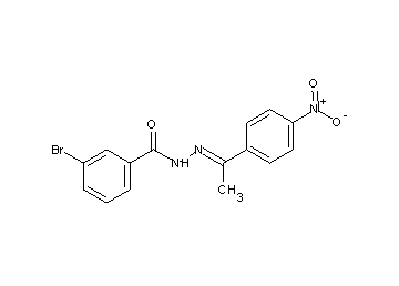 3-bromo-N'-[1-(4-nitrophenyl)ethylidene]benzohydrazide - Click Image to Close